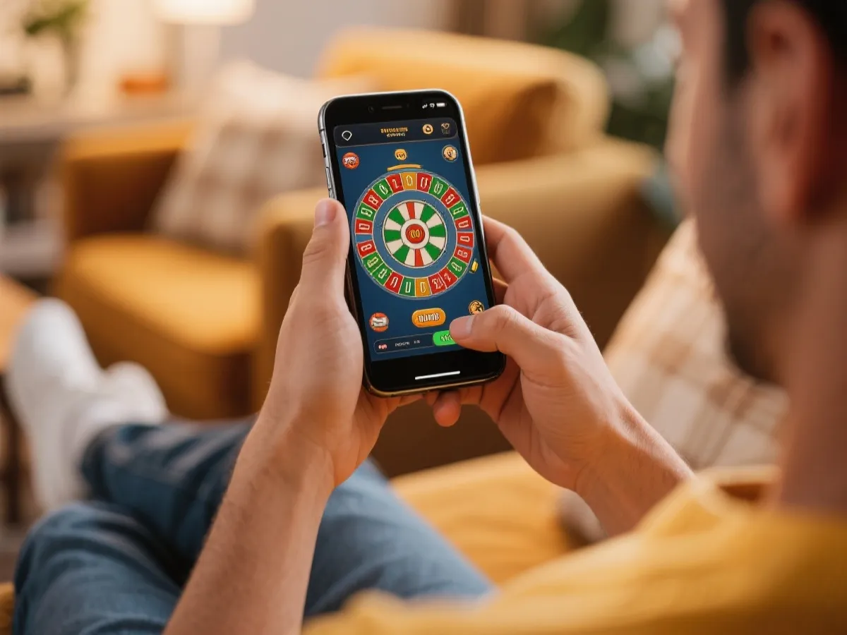 轻松娱乐的场景化示意